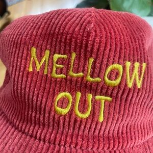 WELD MFG Red Corduroy Cap